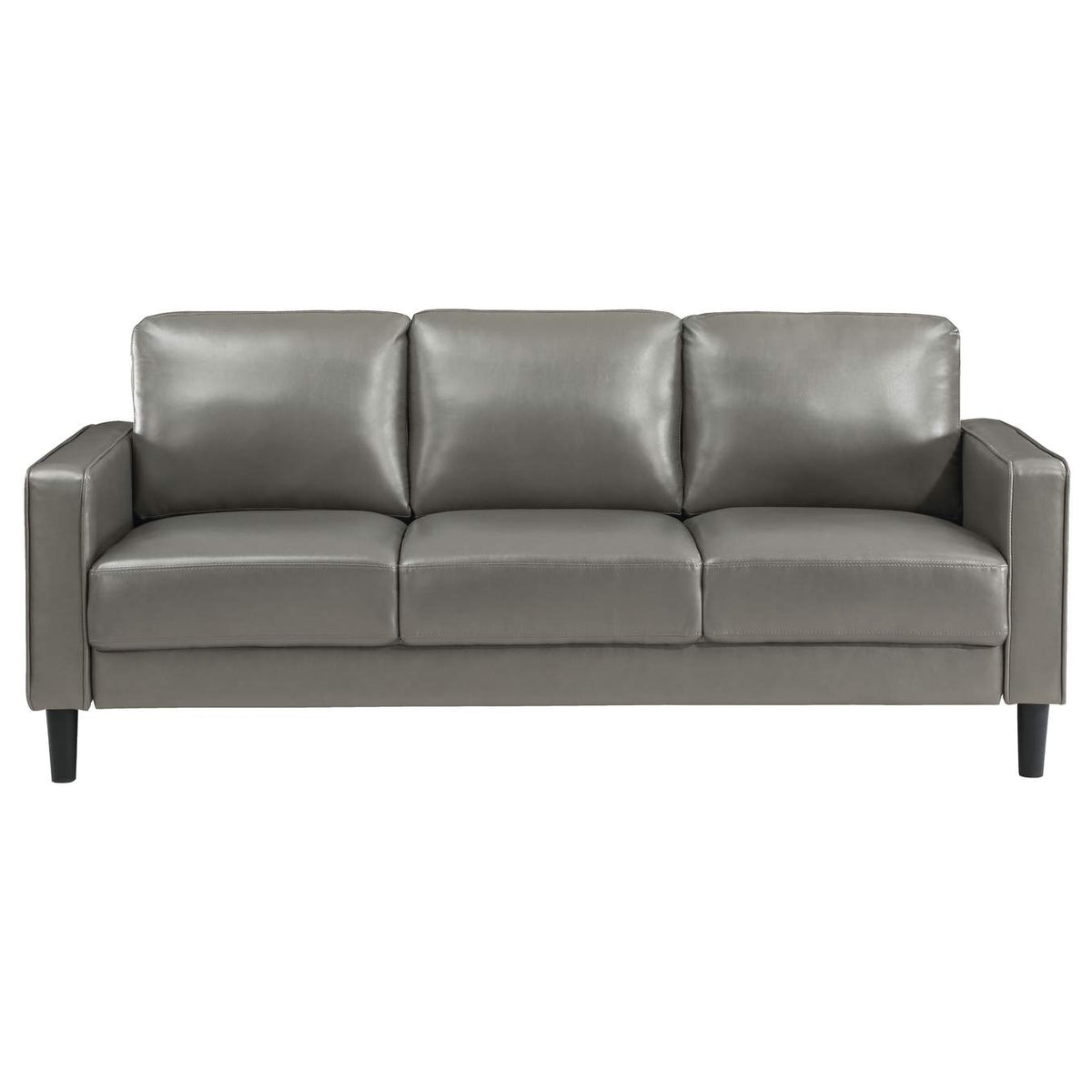 508365 Ruth Upholstered Track Arm Sofa Grey