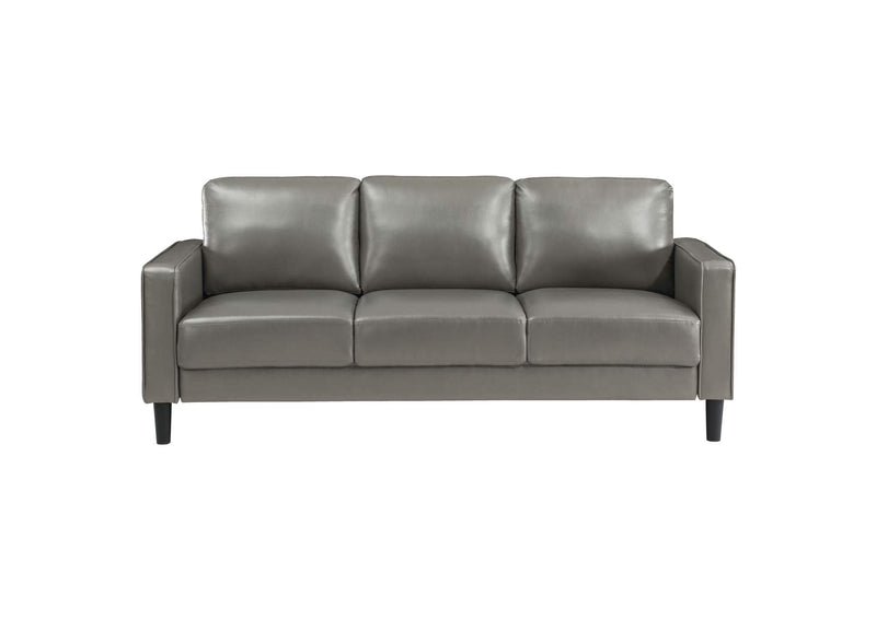 508365 Ruth Upholstered Track Arm Sofa Grey