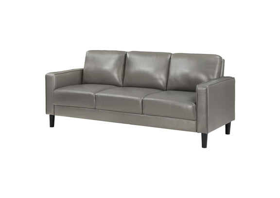 508365 Ruth Upholstered Track Arm Sofa Grey