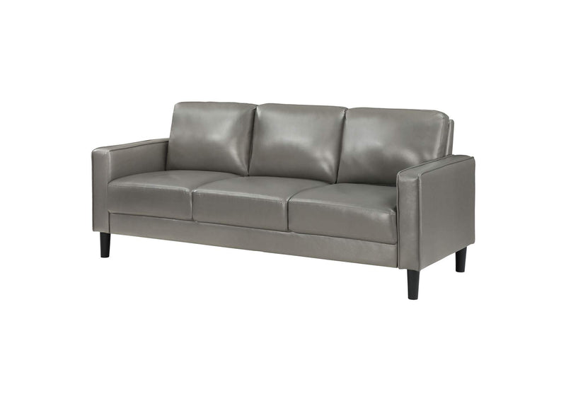 508365 Ruth Upholstered Track Arm Sofa Grey