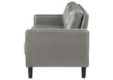 508365 Ruth Upholstered Track Arm Sofa Grey