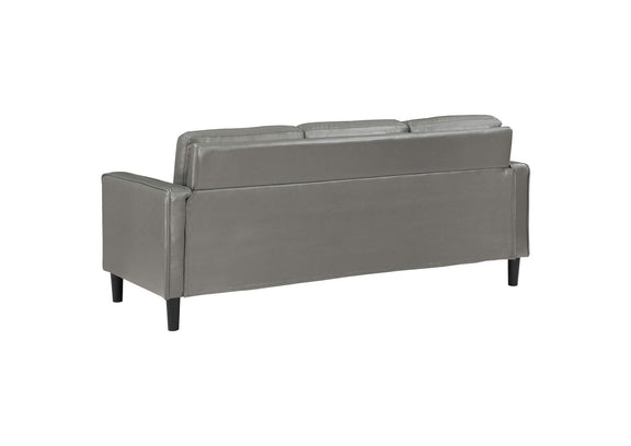 508365 Ruth Upholstered Track Arm Sofa Grey