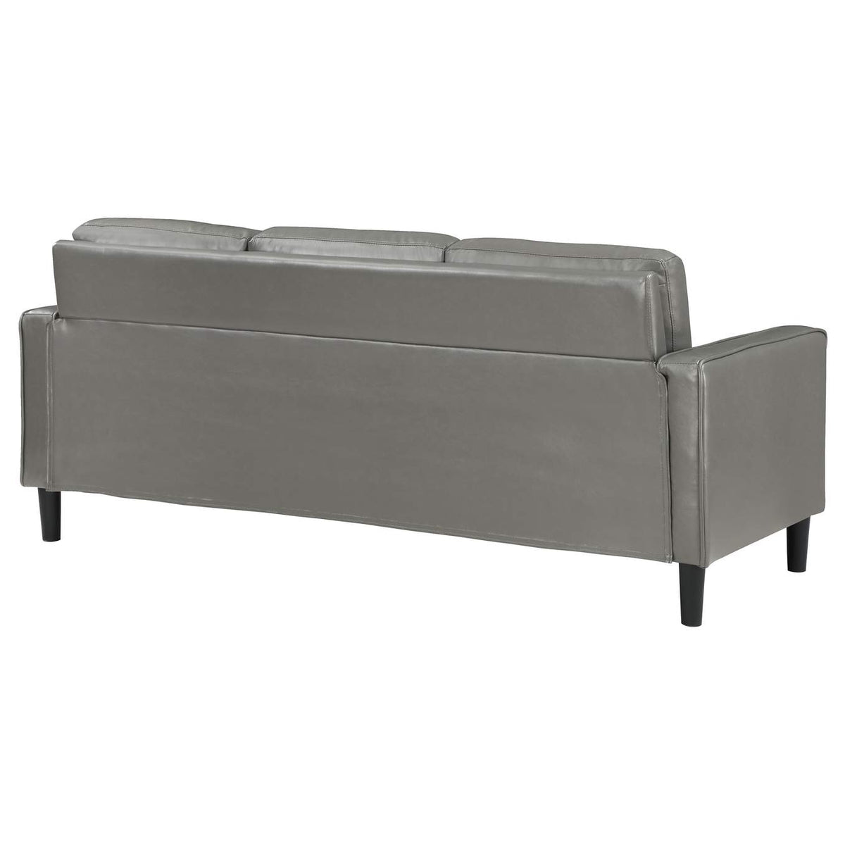 508365 Ruth Upholstered Track Arm Sofa Grey