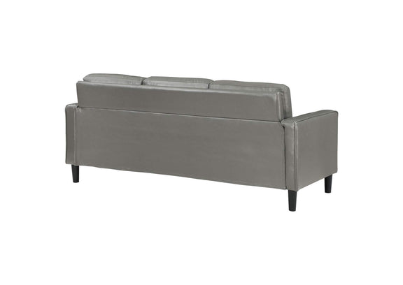 508365 Ruth Upholstered Track Arm Sofa Grey