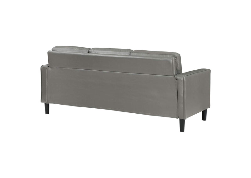 508365 Ruth Upholstered Track Arm Sofa Grey