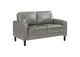 508366 Ruth Upholstered Track Arm Loveseat Grey