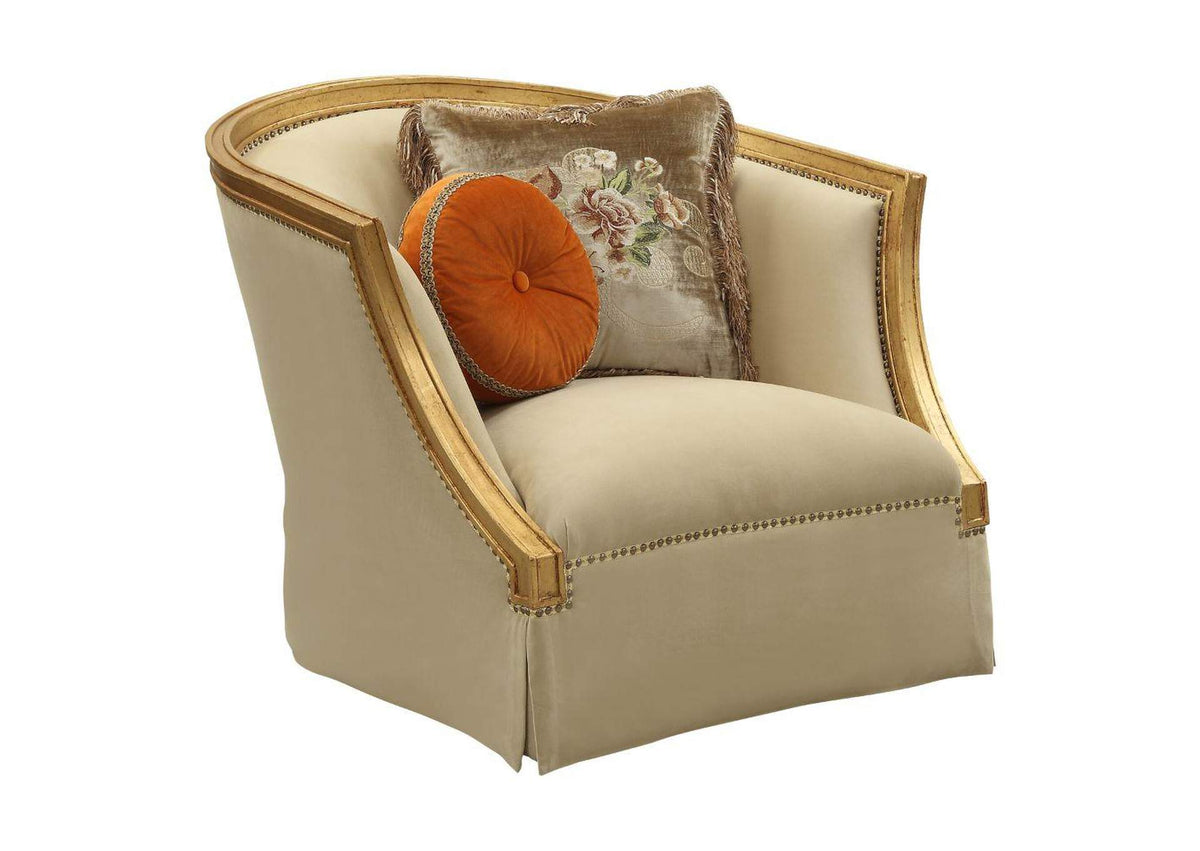 50837 Daesha Chair with 2 Pillows
