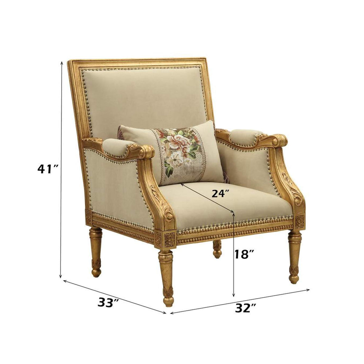50838 Daesha Chair with Pillow