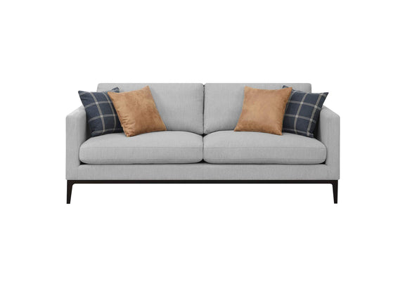 508681 Apperson Upholstered Track Arm Sofa Light Grey