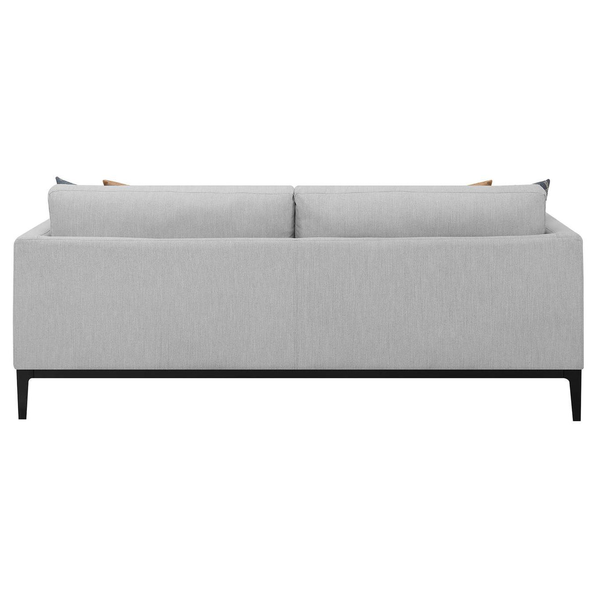 508681 Apperson Upholstered Track Arm Sofa Light Grey