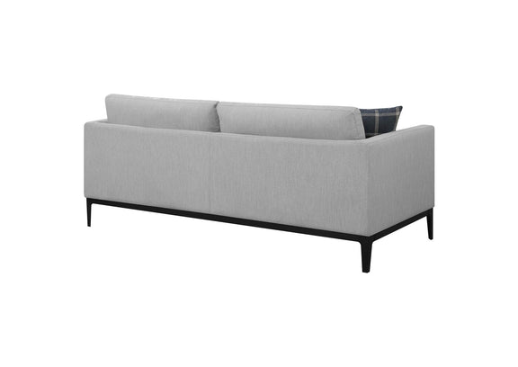 508681 Apperson Upholstered Track Arm Sofa Light Grey