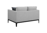 508682 Apperson Upholstered Track Arm Loveseat Light Grey
