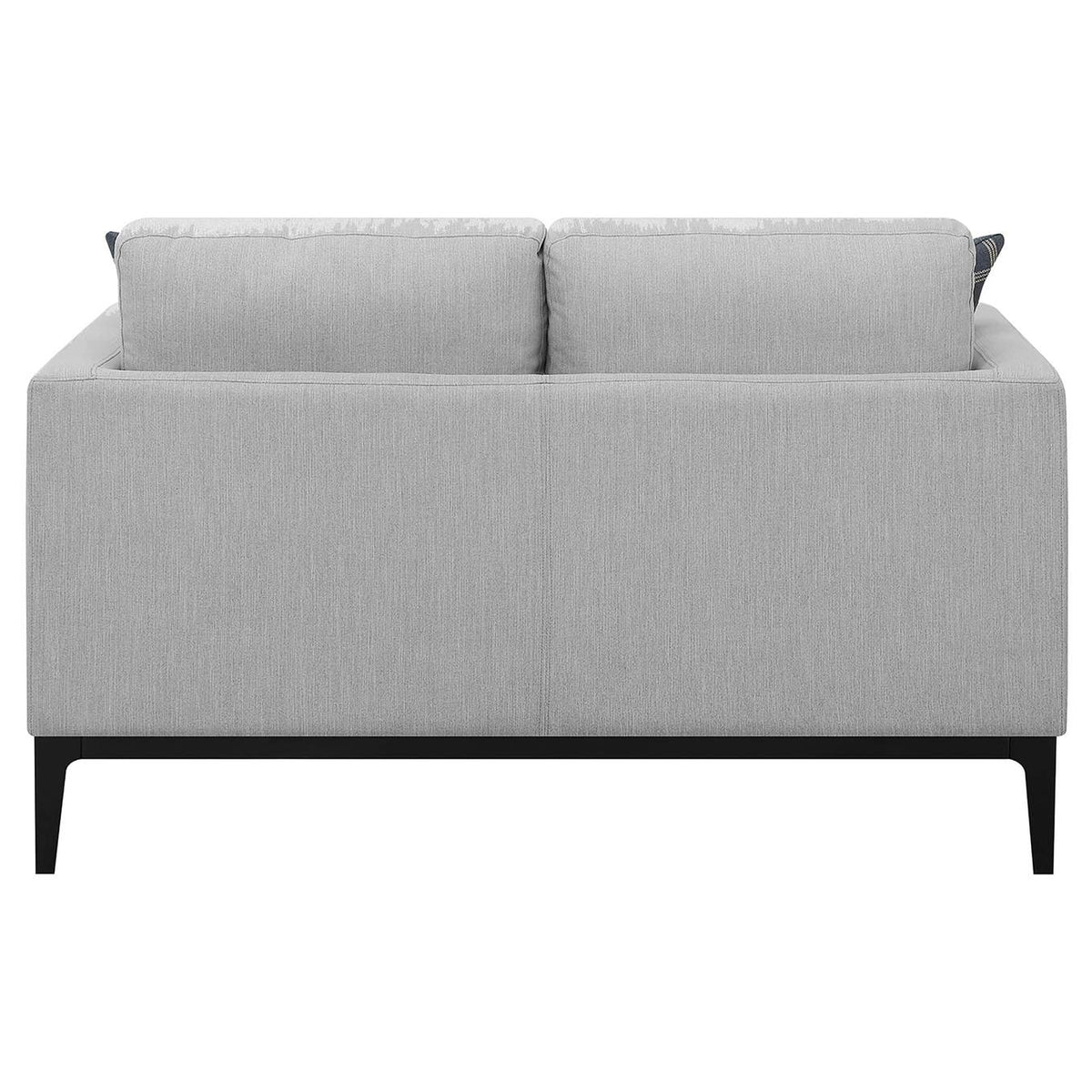 508682 Apperson Upholstered Track Arm Loveseat Light Grey