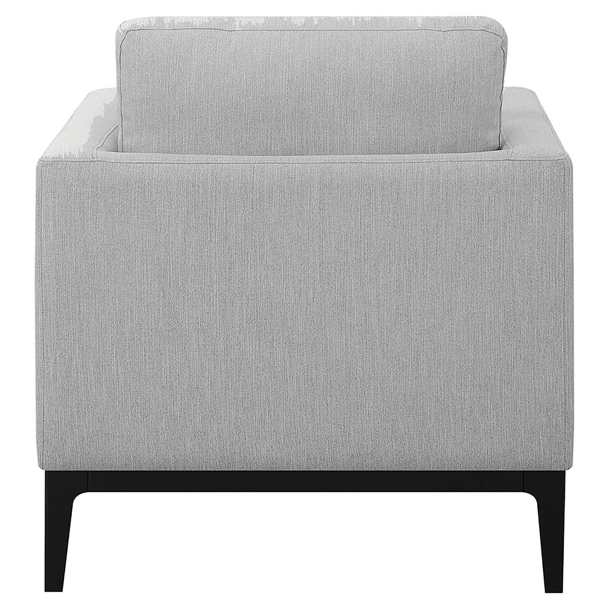 508683 Apperson Upholstered Track Arm Accent Chair Light Grey