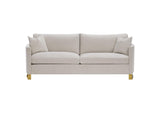 508821-S2 Corliss 2-piece Upholstered Arched Arm Sofa Set Beige