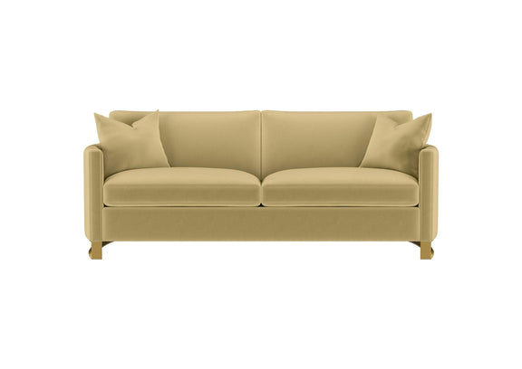 508824-S3 Corliss 3-piece Velvet Upholstered Sofa Set Camel