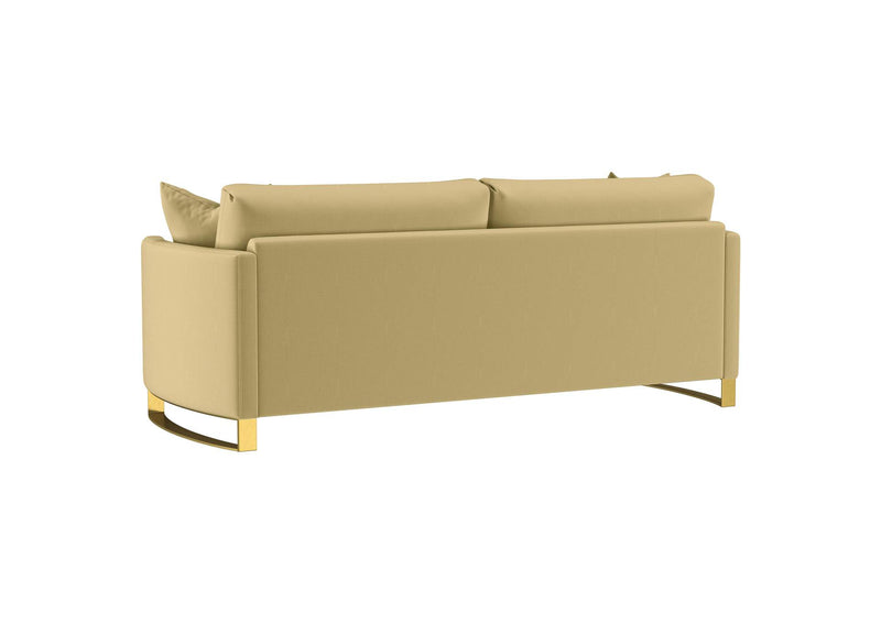 508824-S3 Corliss 3-piece Velvet Upholstered Sofa Set Camel