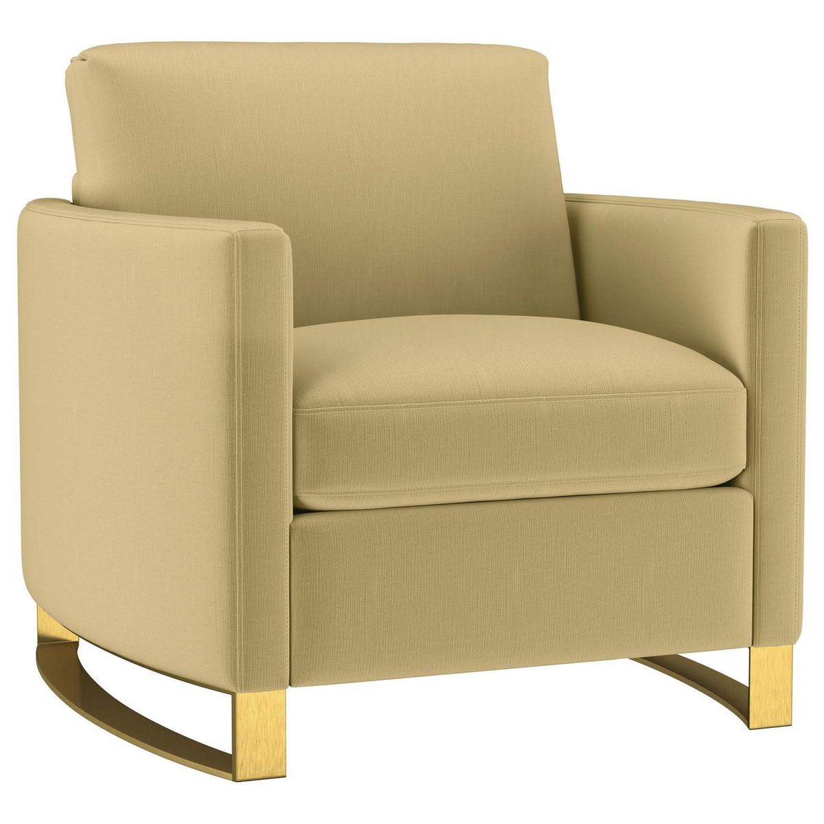 508824-S3 Corliss 3-piece Velvet Upholstered Sofa Set Camel