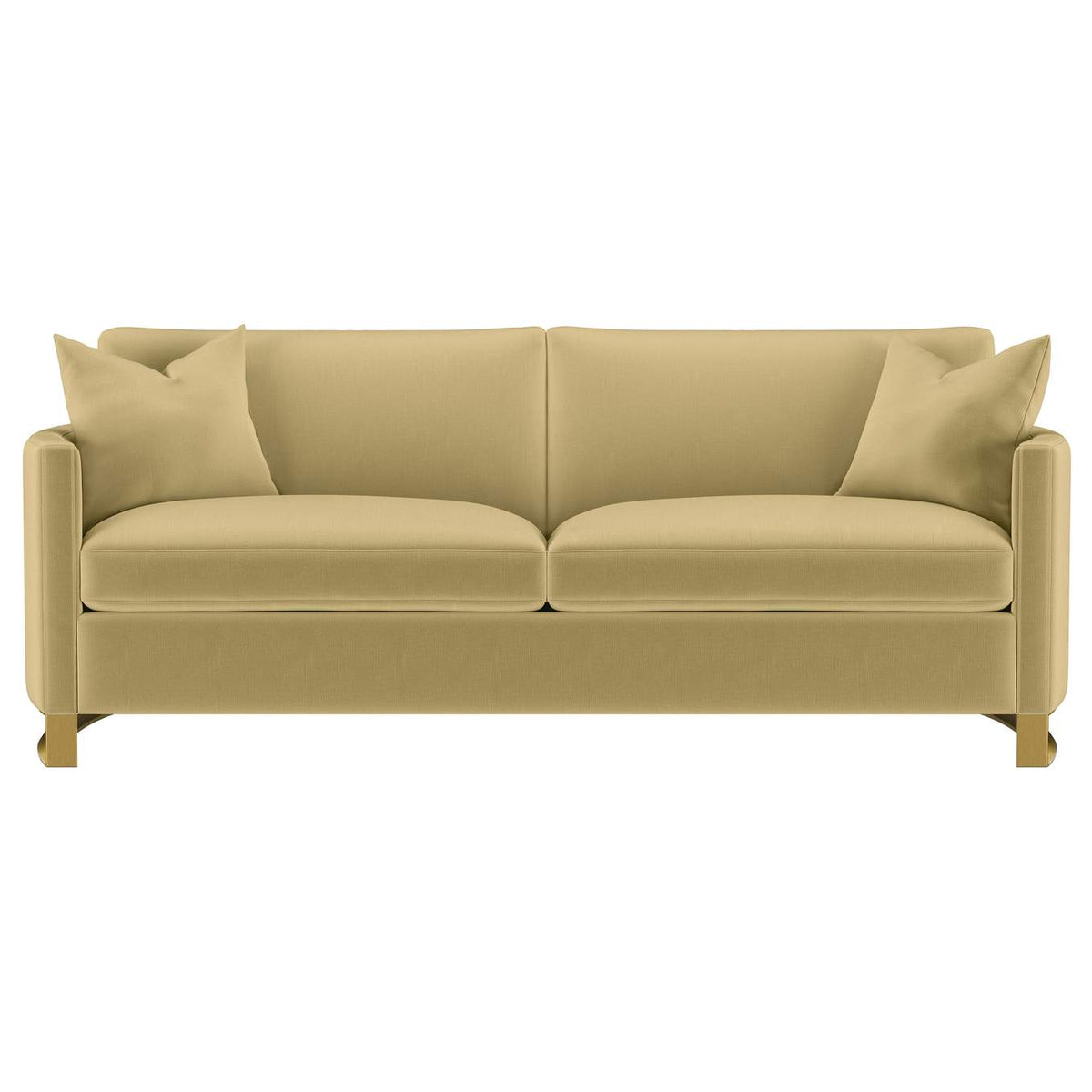 508824 Corliss Upholstered Curved Track Arm Sofa Camel