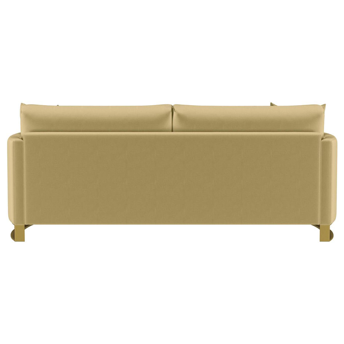508824 Corliss Upholstered Curved Track Arm Sofa Camel