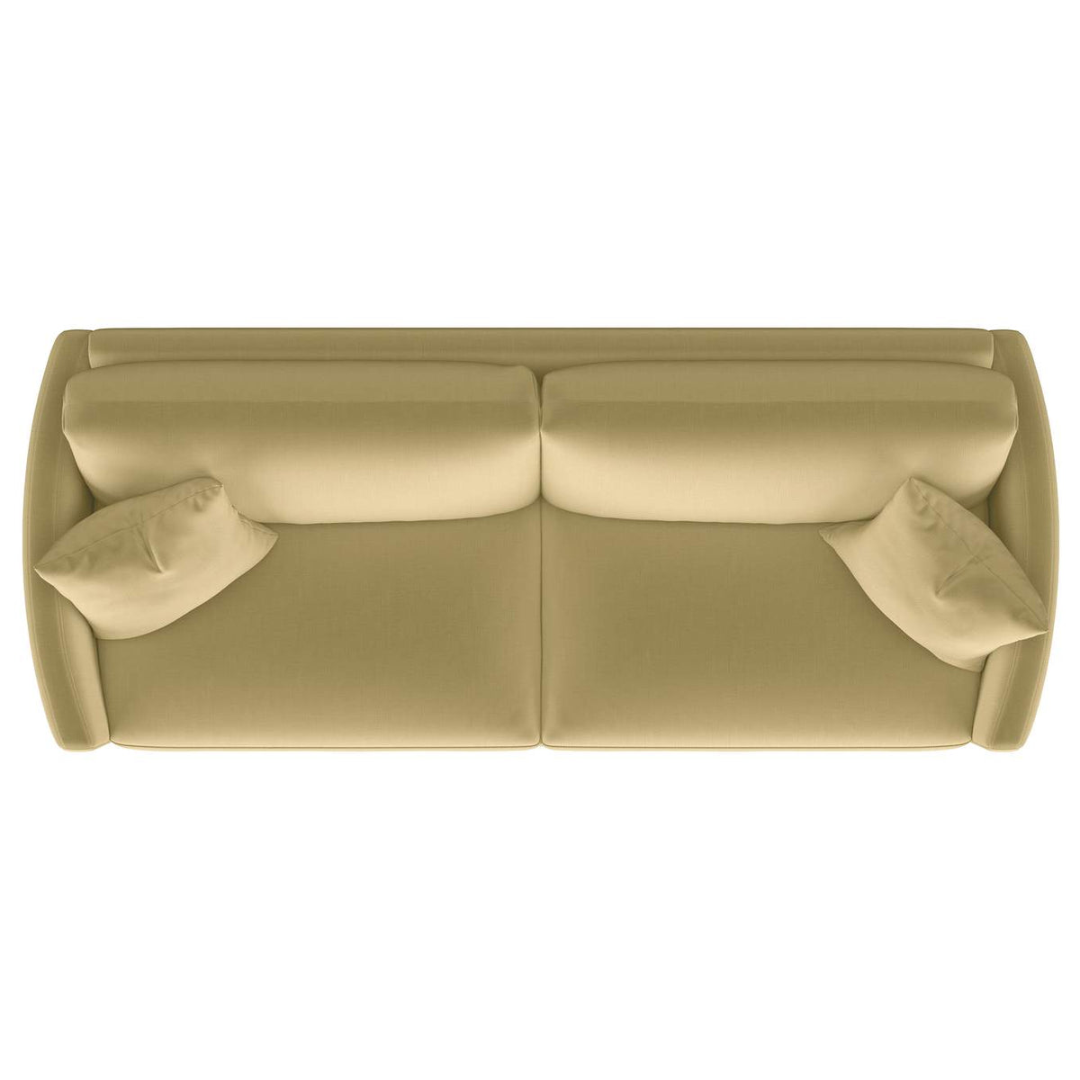 508824 Corliss Upholstered Curved Track Arm Sofa Camel