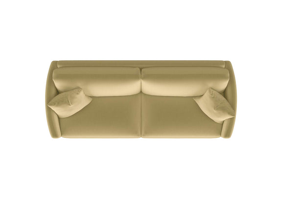 508824 Corliss Upholstered Curved Track Arm Sofa Camel