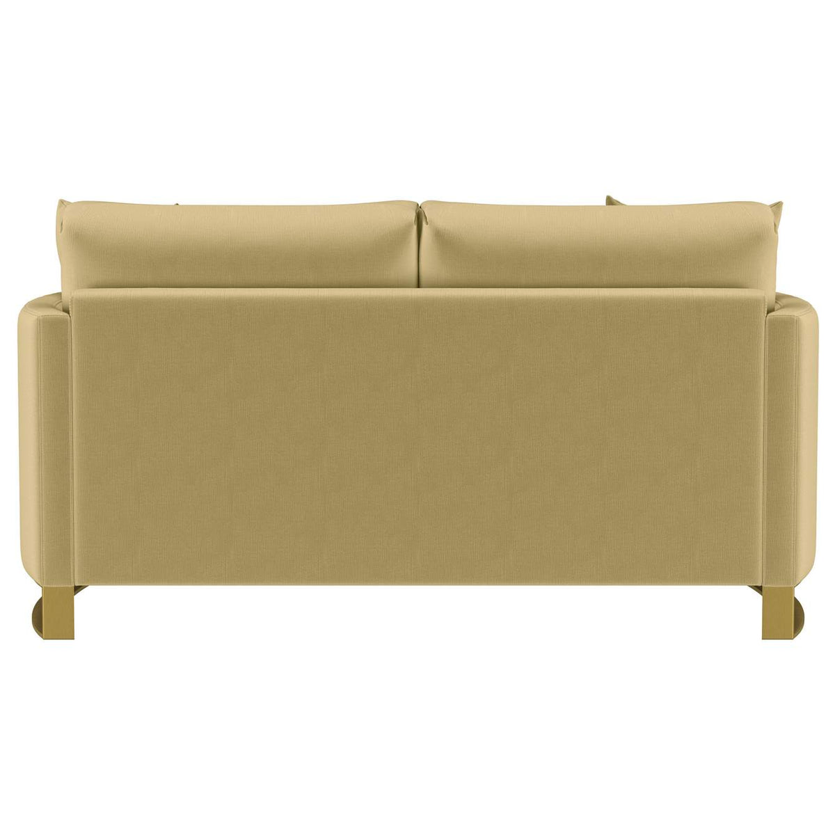 508825 Corliss Upholstered Curved Track Arm Loveseat Camel