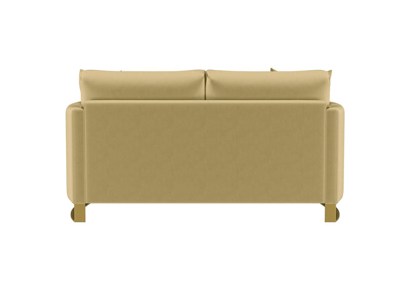 508825 Corliss Upholstered Curved Track Arm Loveseat Camel
