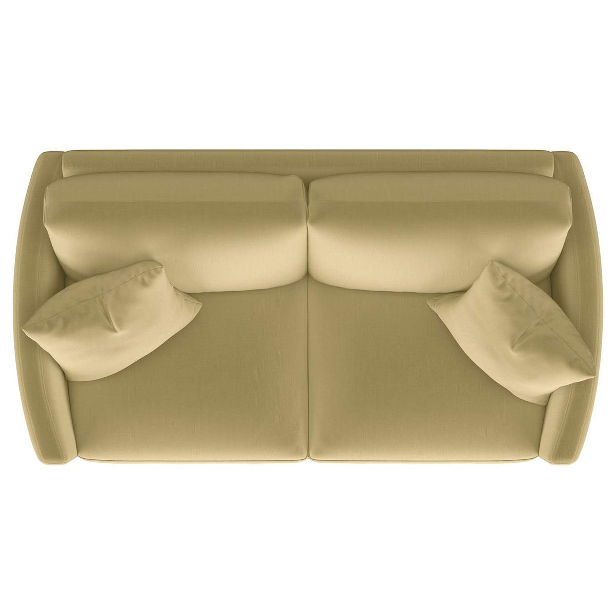 508825 Corliss Upholstered Curved Track Arm Loveseat Camel