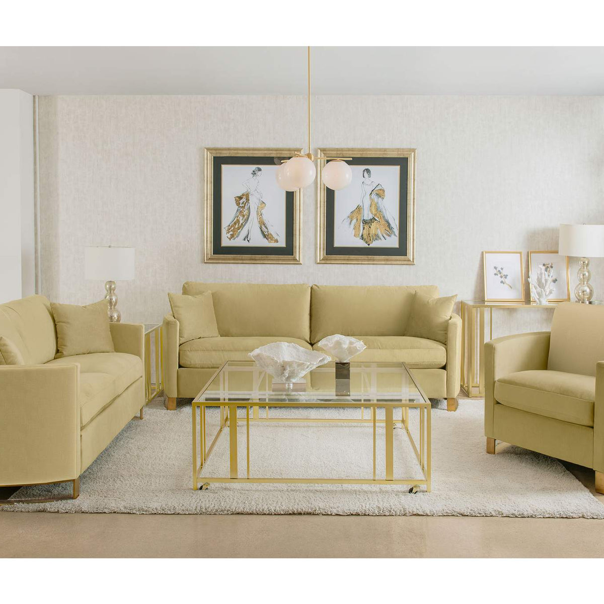 508825 Corliss Upholstered Curved Track Arm Loveseat Camel