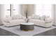 508961-S2 Jeanette 2-piece Fabric Upholstered Round Arm Sofa Set Beige