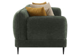 509131-S2 Jade 2-piece Chenille Upholstered Sofa Set Green