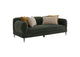 509131 Jade Chenille Upholstered Modern Track Arm Sofa Green