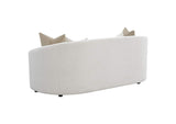 509171-S2 Rainn 2-piece Boucle Upholstered Sloped Arm Sofa Set Latte