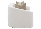 509171-S2 Rainn 2-piece Boucle Upholstered Sloped Arm Sofa Set Latte