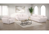 509301-S3 Destino 3-piece Chenille Splayed Arm Sofa Set Greige