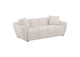509301 Destino Chenille Upholstered Splayed Arm Sofa Greige