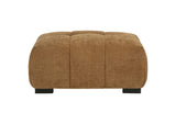 509344 Octavia Upholstered Rectangular Ottoman Amber