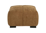 509344 Octavia Upholstered Rectangular Ottoman Amber
