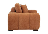 509353 Octavia Upholstered Track Arm Accent Chair Orange