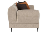 509411-S2 Jade 2-piece Chenille Upholstered Sofa Set Latte