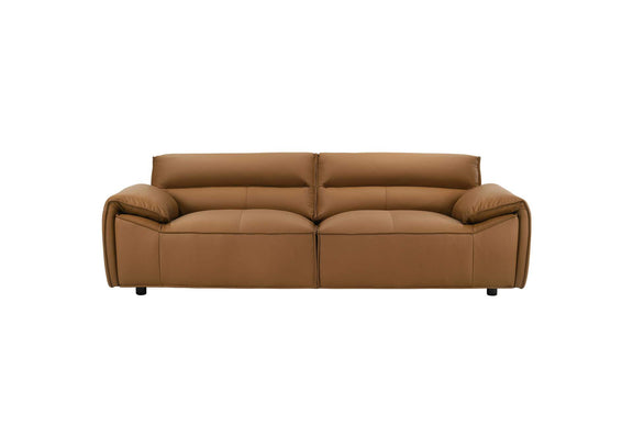 509501-S2 Buxton 2-piece Leather Upholstered Sofa Set Orange