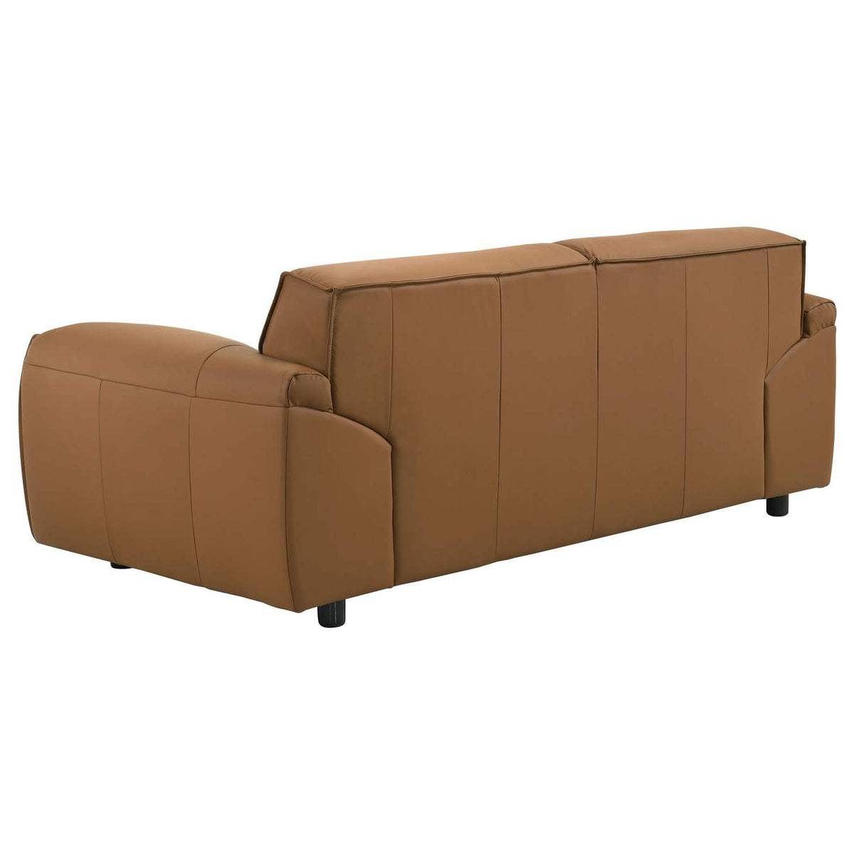 509501-S2 Buxton 2-piece Leather Upholstered Sofa Set Orange
