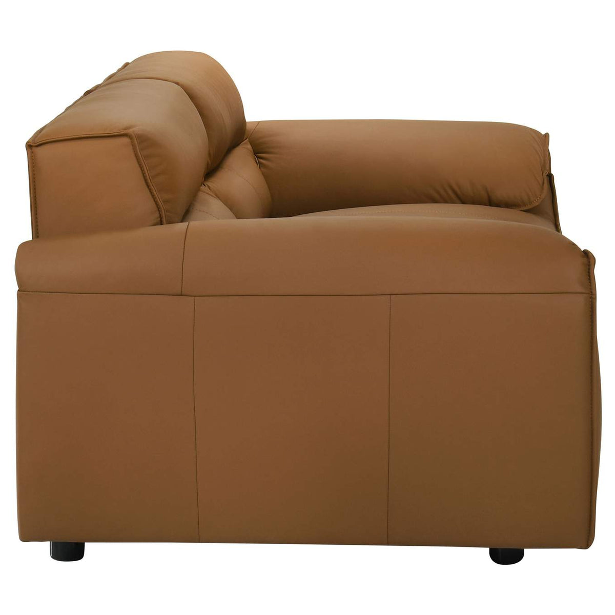 509501-S2 Buxton 2-piece Leather Upholstered Sofa Set Orange