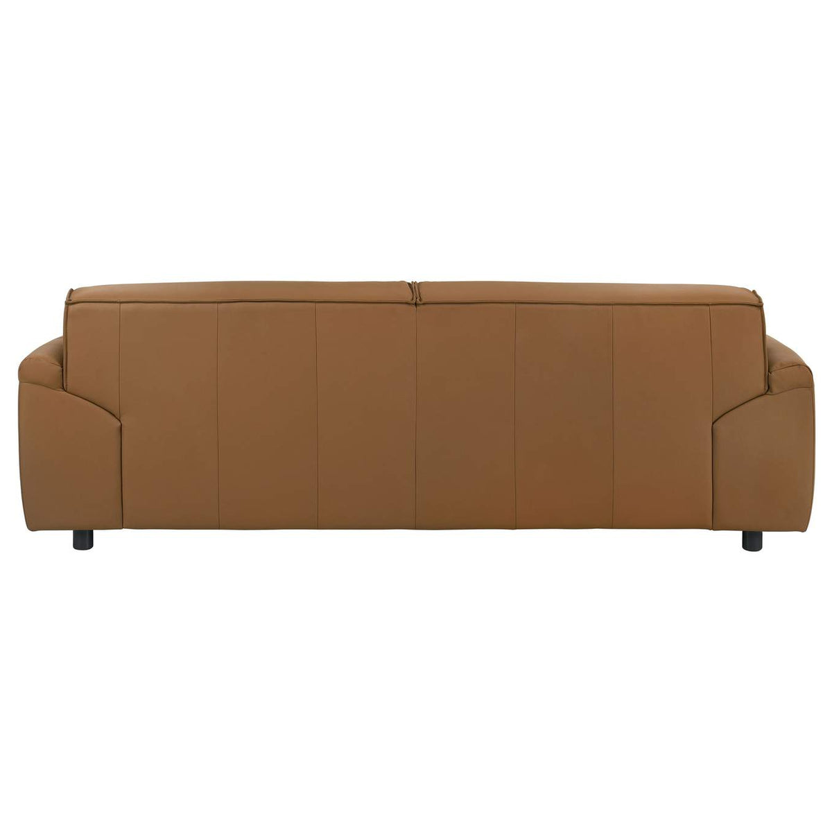 509501 Buxton Top Grain Leather Upholstered Sofa Orange