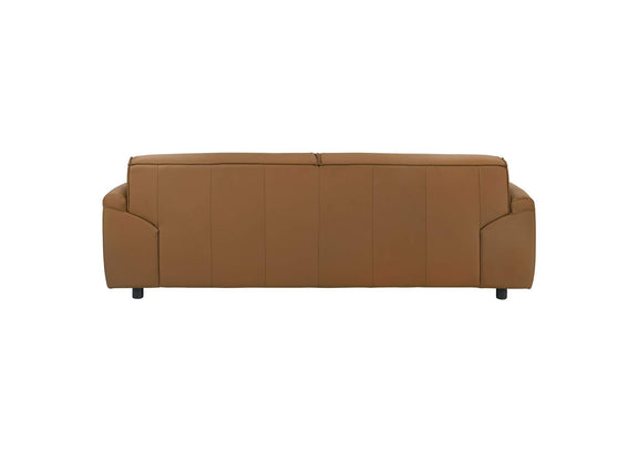 509501 Buxton Top Grain Leather Upholstered Sofa Orange