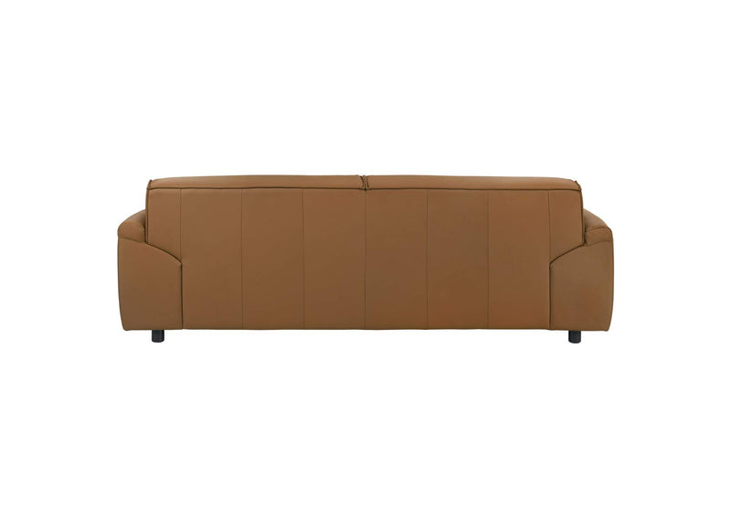 509501 Buxton Top Grain Leather Upholstered Sofa Orange