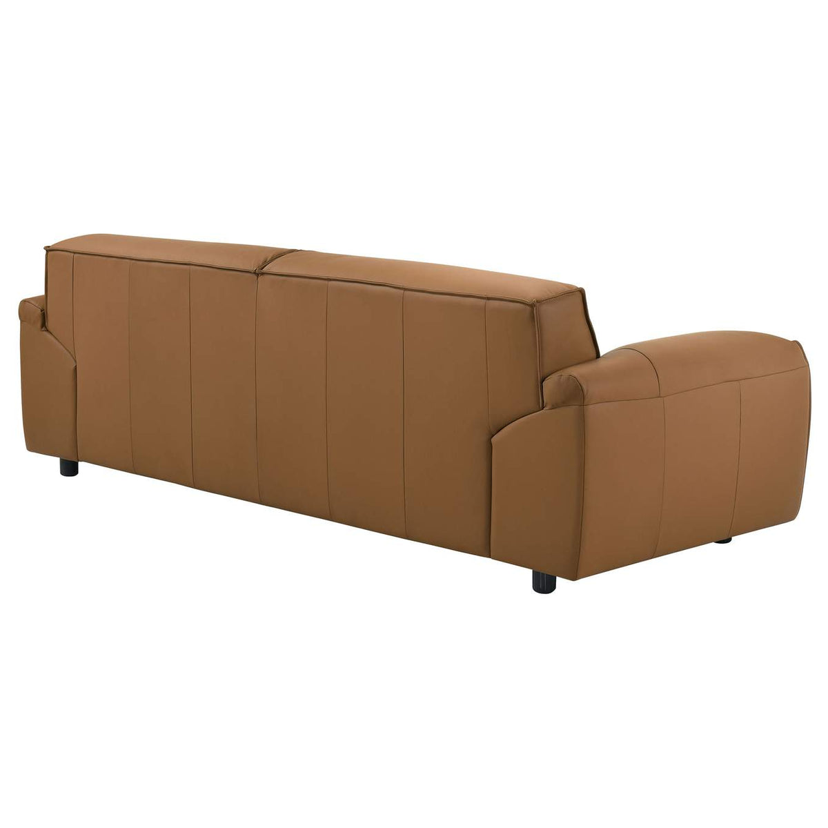 509501 Buxton Top Grain Leather Upholstered Sofa Orange