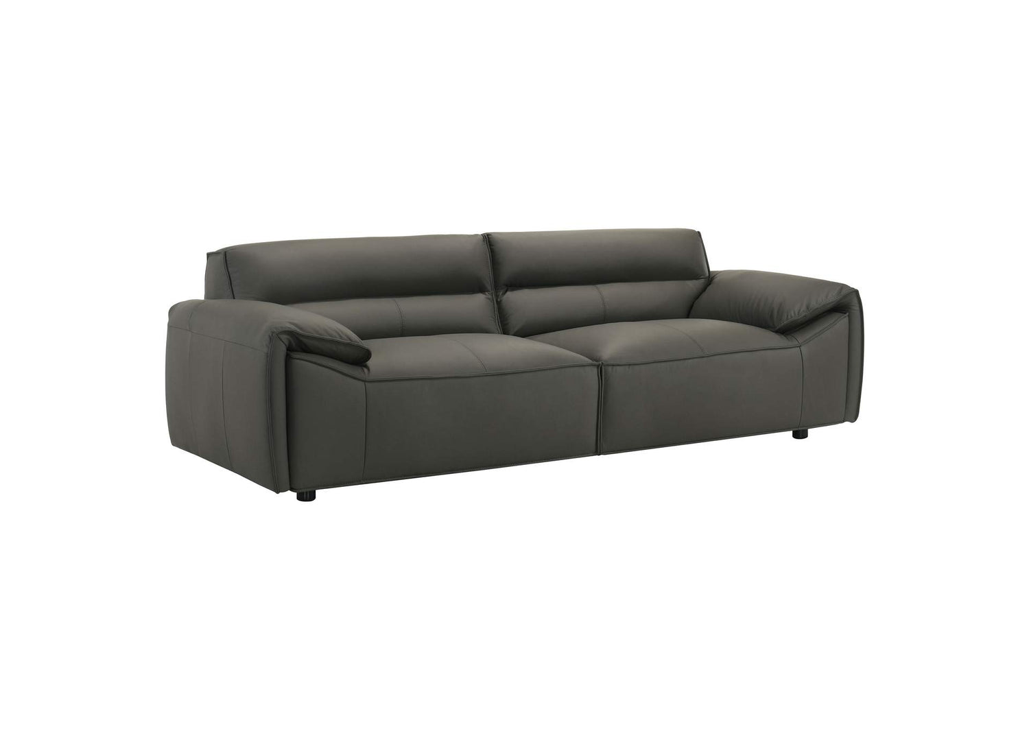 509504 Buxton Top Grain Leather Upholstered Sofa Graphite