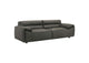 509504 Buxton Top Grain Leather Upholstered Sofa Graphite